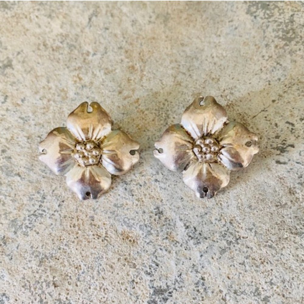 Vintage Designer CARSI Earrings Taxco Sterling 925